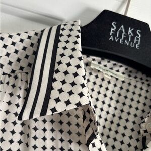 🖤New ‘MAX STUDIO’ ultra flattering button down blouse~SIZE XL